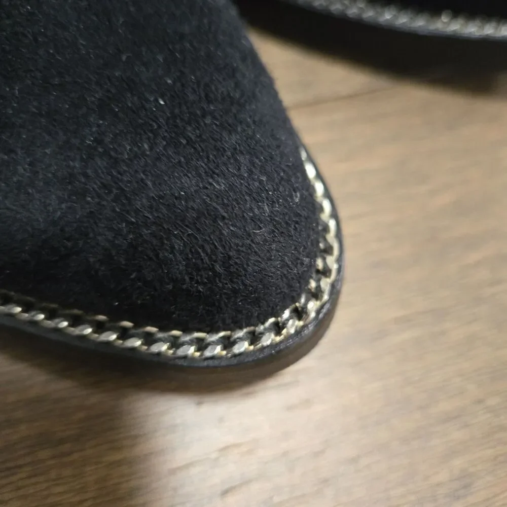 Le Silla Leather Black Over The Knee Suede Boots Size 40
